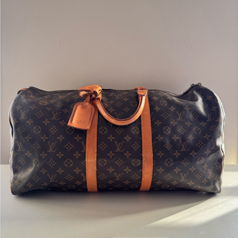 Louis Vuitton Monogram Brown Travel Bag